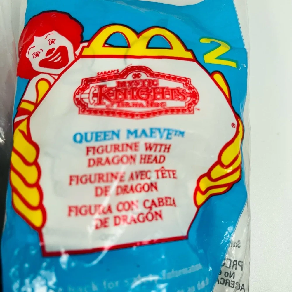 Mystic Knights of Tirnanog 1999 Mcdonalds Mider #6 And Queen Maeve #2 NIP